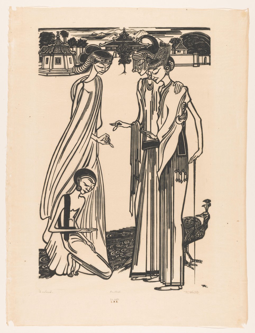 Alms (nesne üzerindeki orijinal başlık) by Johannes Frederik Engelbert ten Klooster (signed by artist)