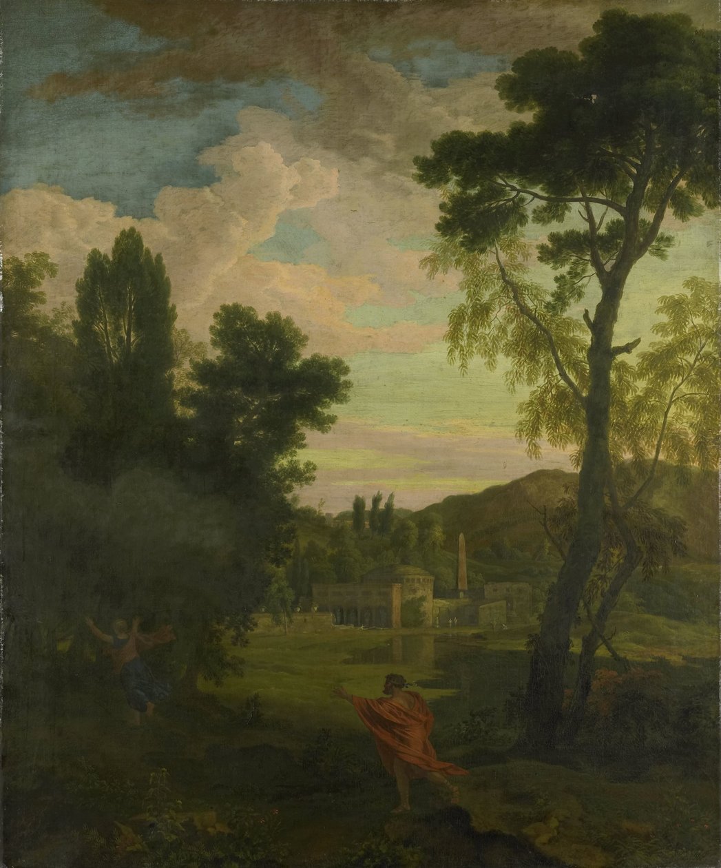 Jüpiter ve Io ile Arcadian Manzarası by Johannes Glauber