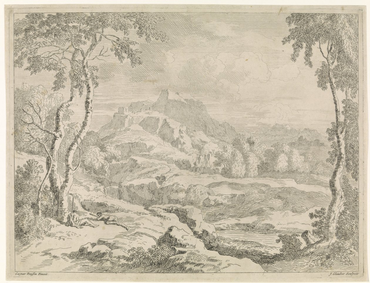 Çobanlarla Manzara Gaspar Poussin