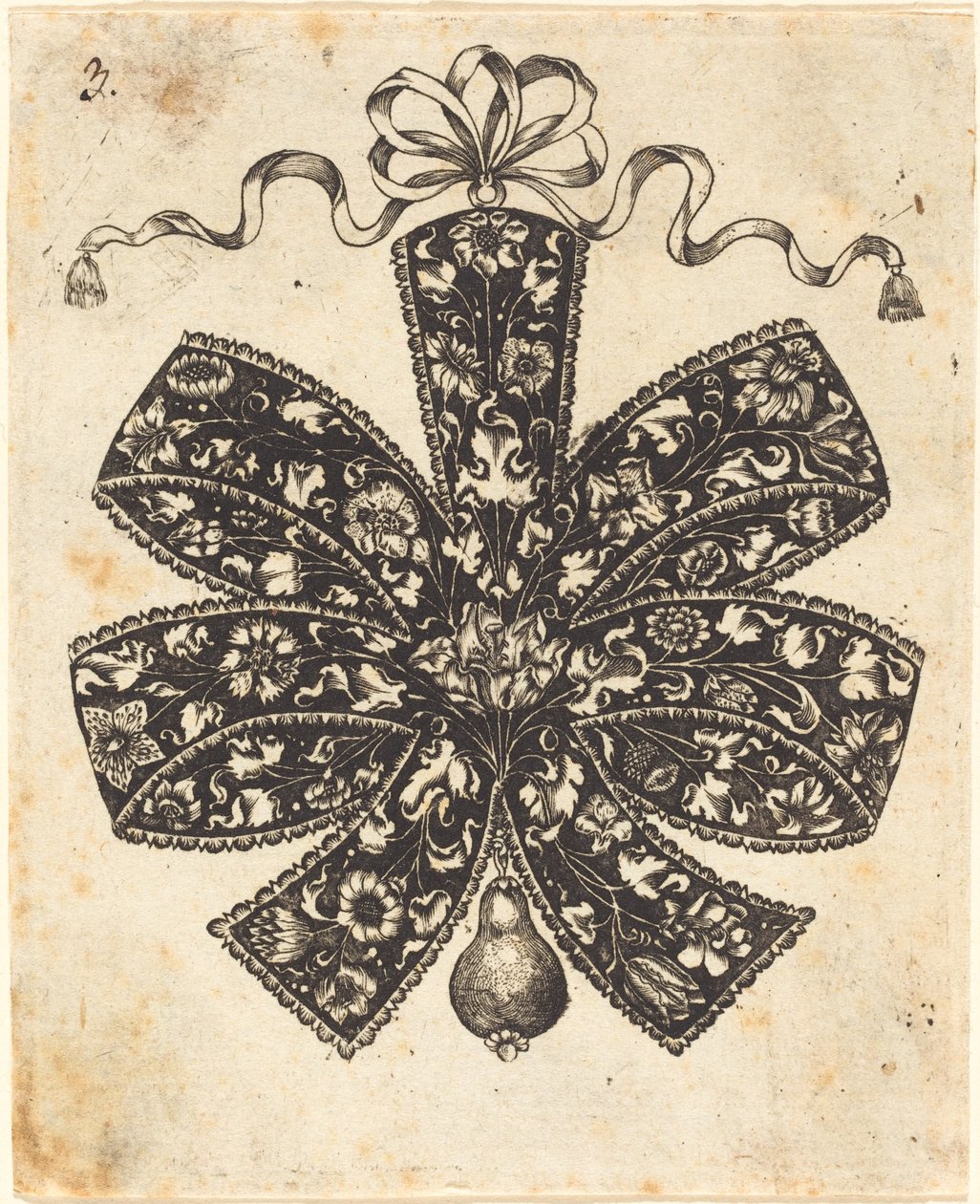 Çiçeklerle Süslenmiş Yay by Johannes Hanias