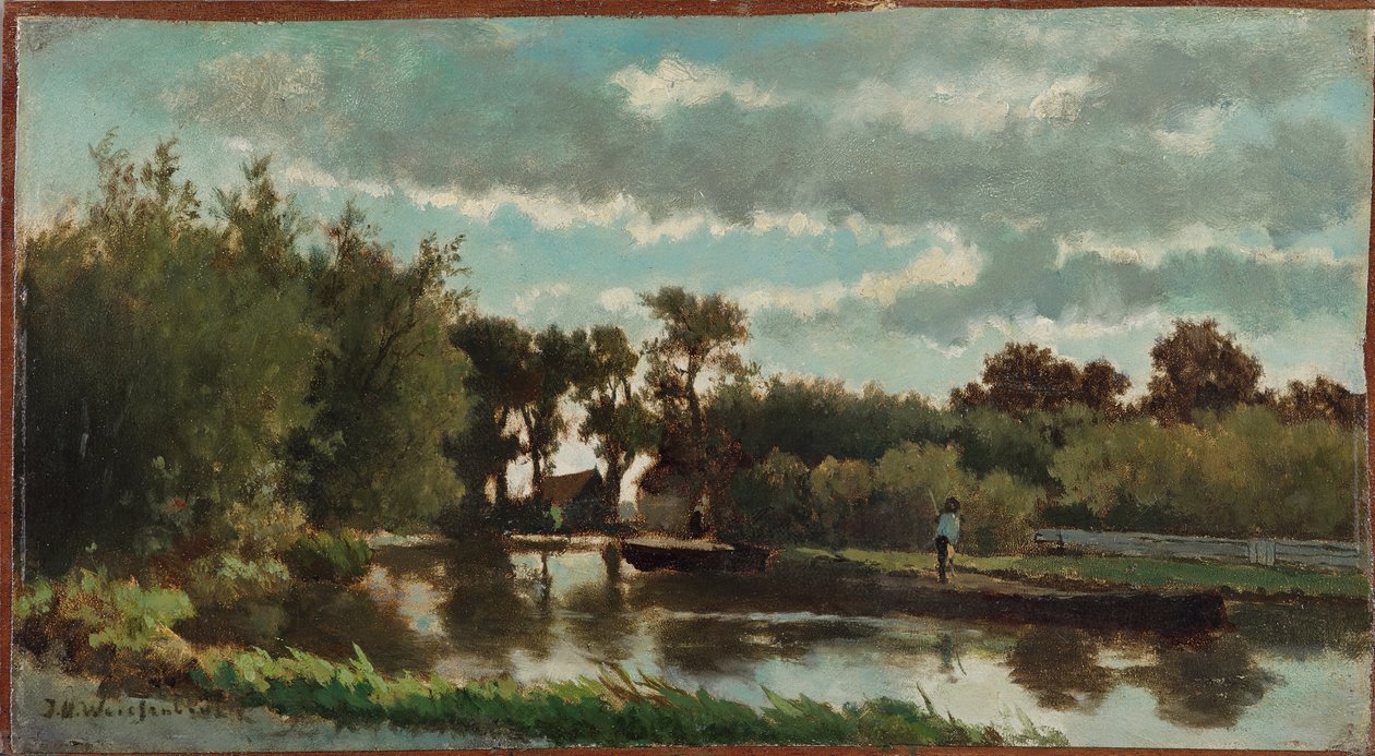 Noorden yakınlarında, 19. yüzyıl (tuval üzerine yağlıboya) by Johannes Hendrik Weissenbruch
