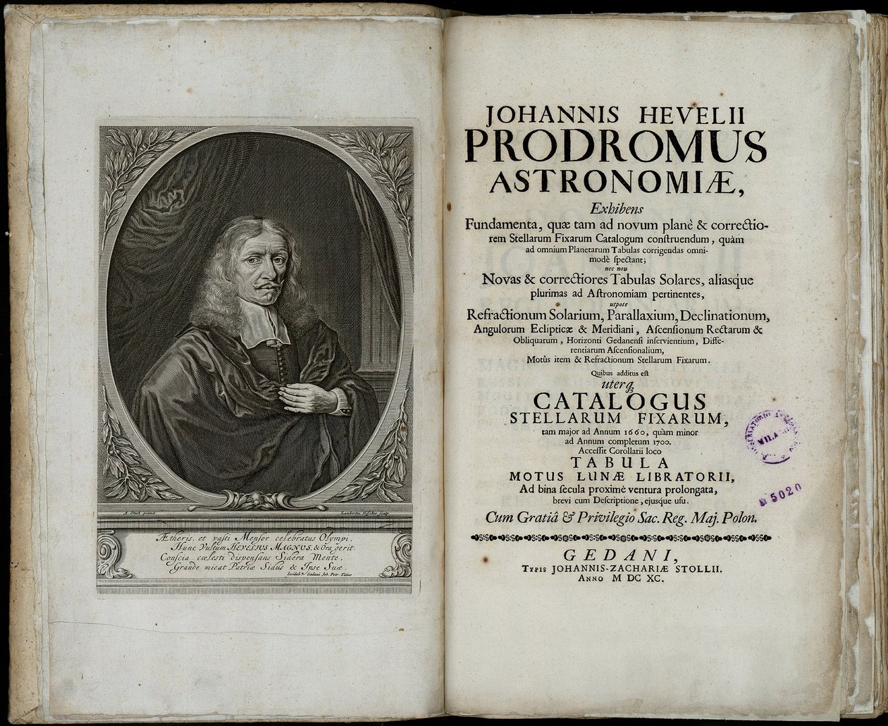 Johannes Hevelius, astronomi Prodromus, 1690 by Johannes Hevelius