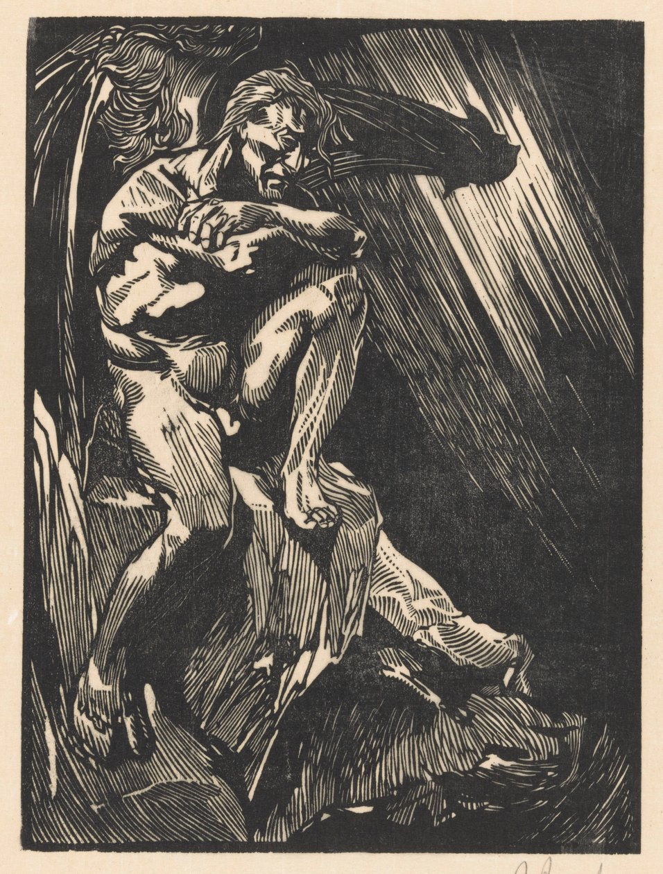 şeytan by Johannes Josephus Aarts (signed by artist)