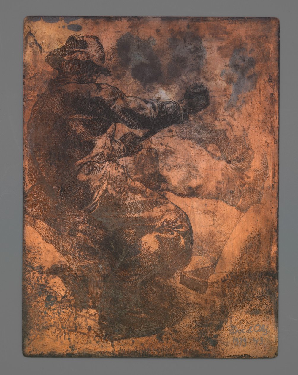 Arkadan görülen işçi by Johannes Josephus Aarts