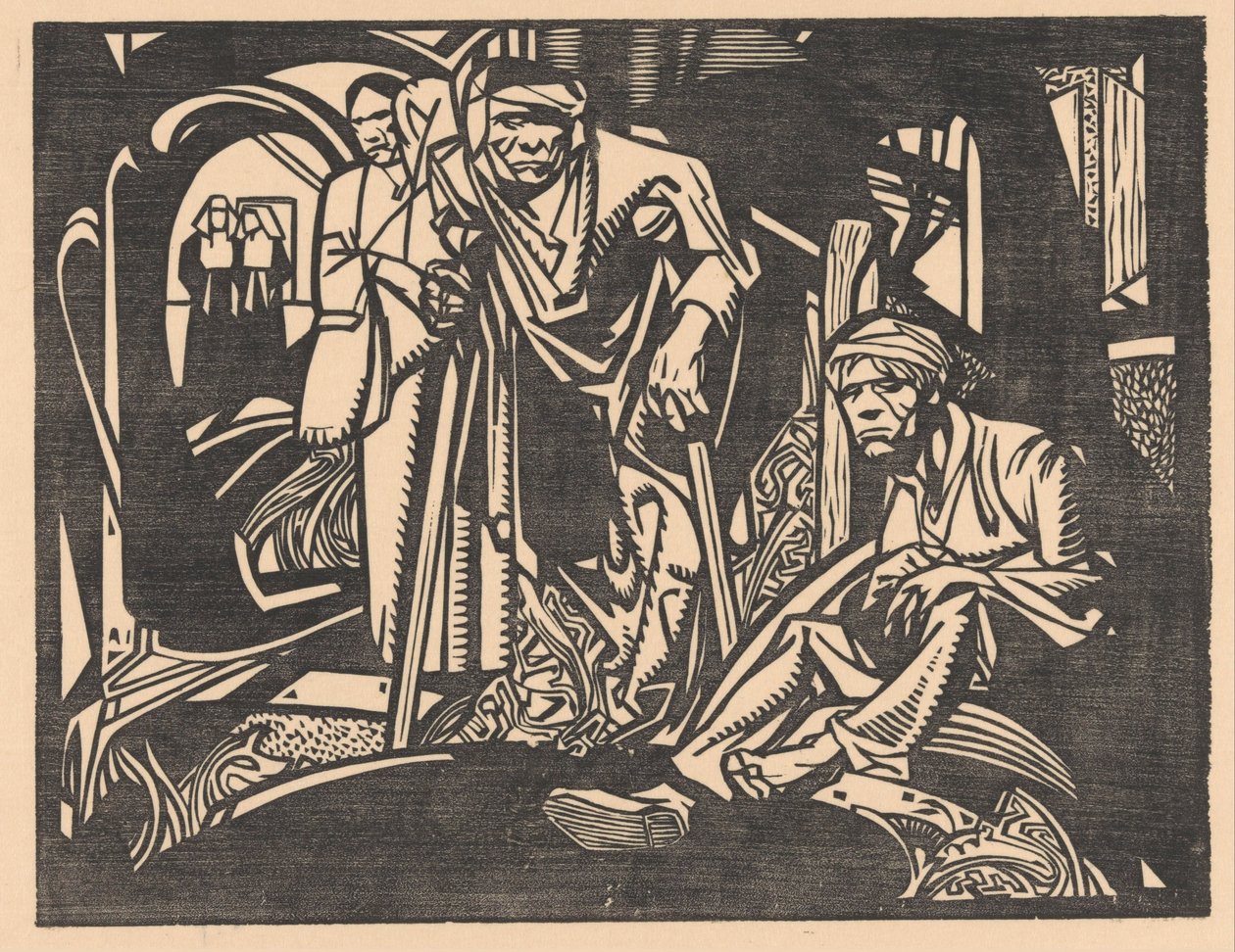 Bir kilisede yaralandı by Johannes Josephus Aarts