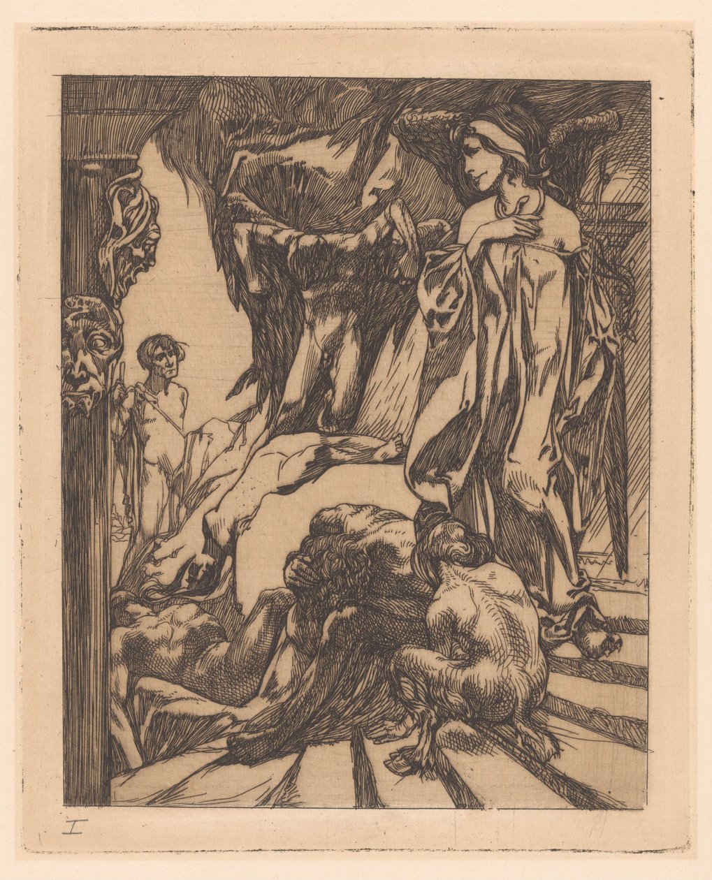 Sfenks içinde Oidipus by Johannes Josephus Aarts