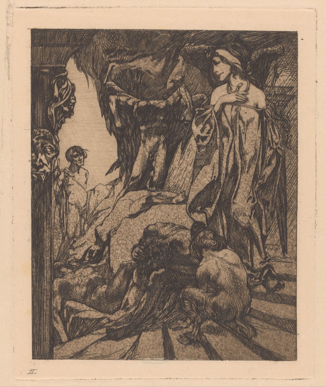 Sfenks içinde Oidipus by Johannes Josephus Aarts