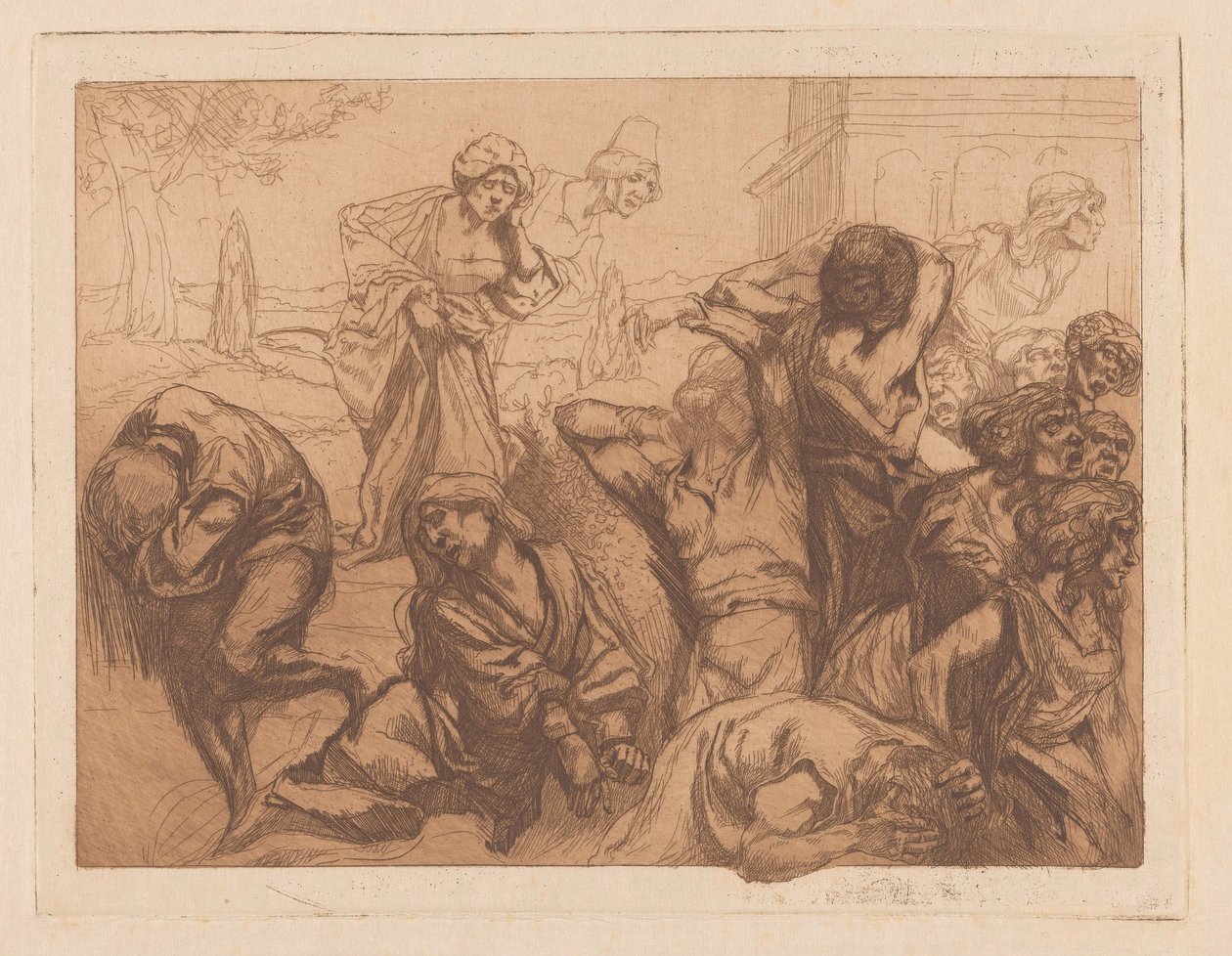 üzgün kadınlar by Johannes Josephus Aarts