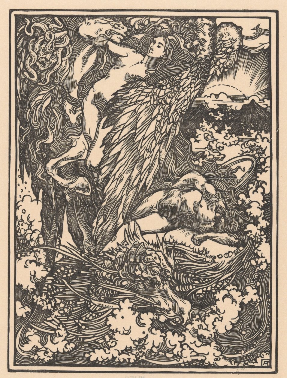 Andromeda'daki Perseus by Johannes Josephus Aarts