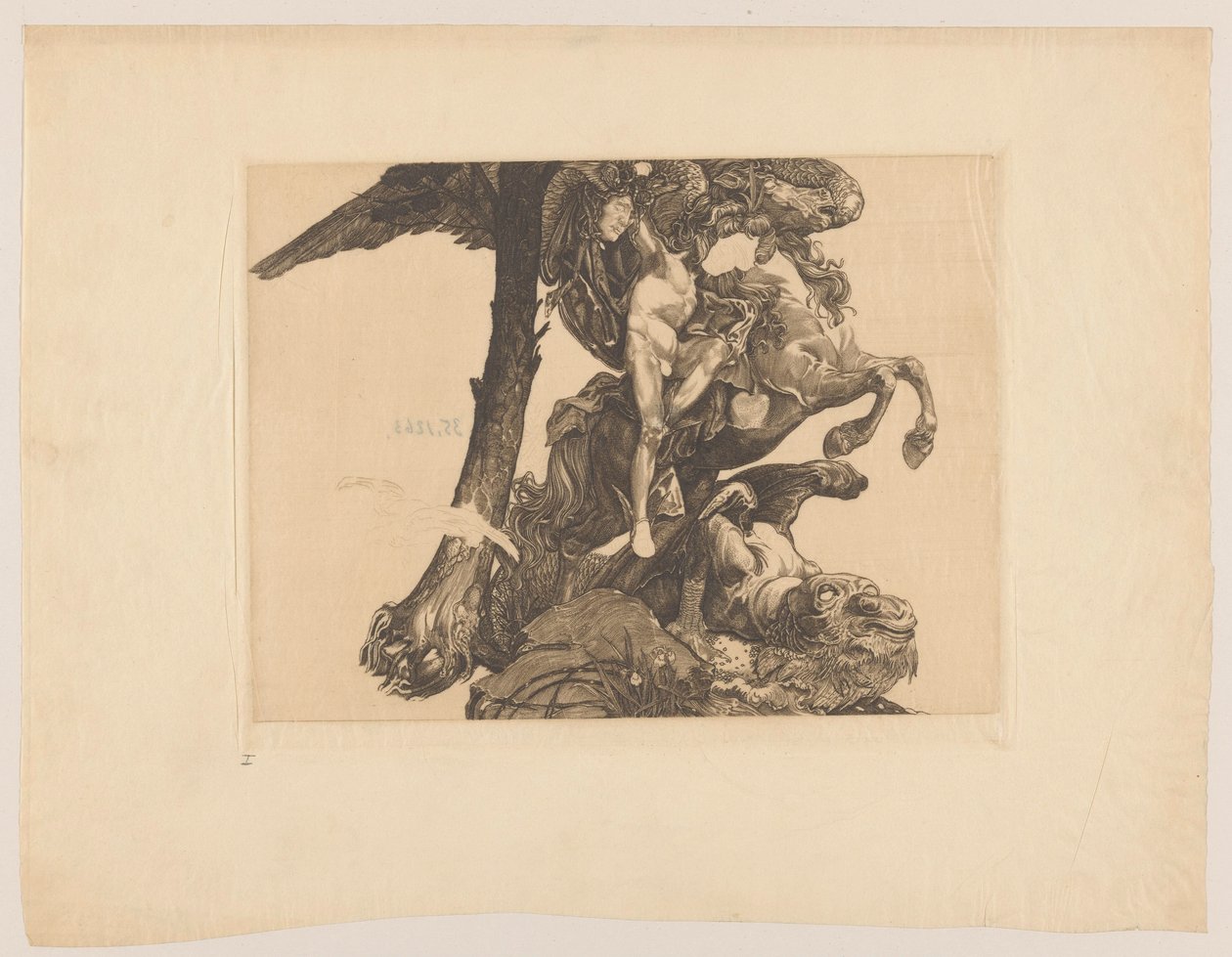 Perseus ve Deniz Canavarı by Johannes Josephus Aarts
