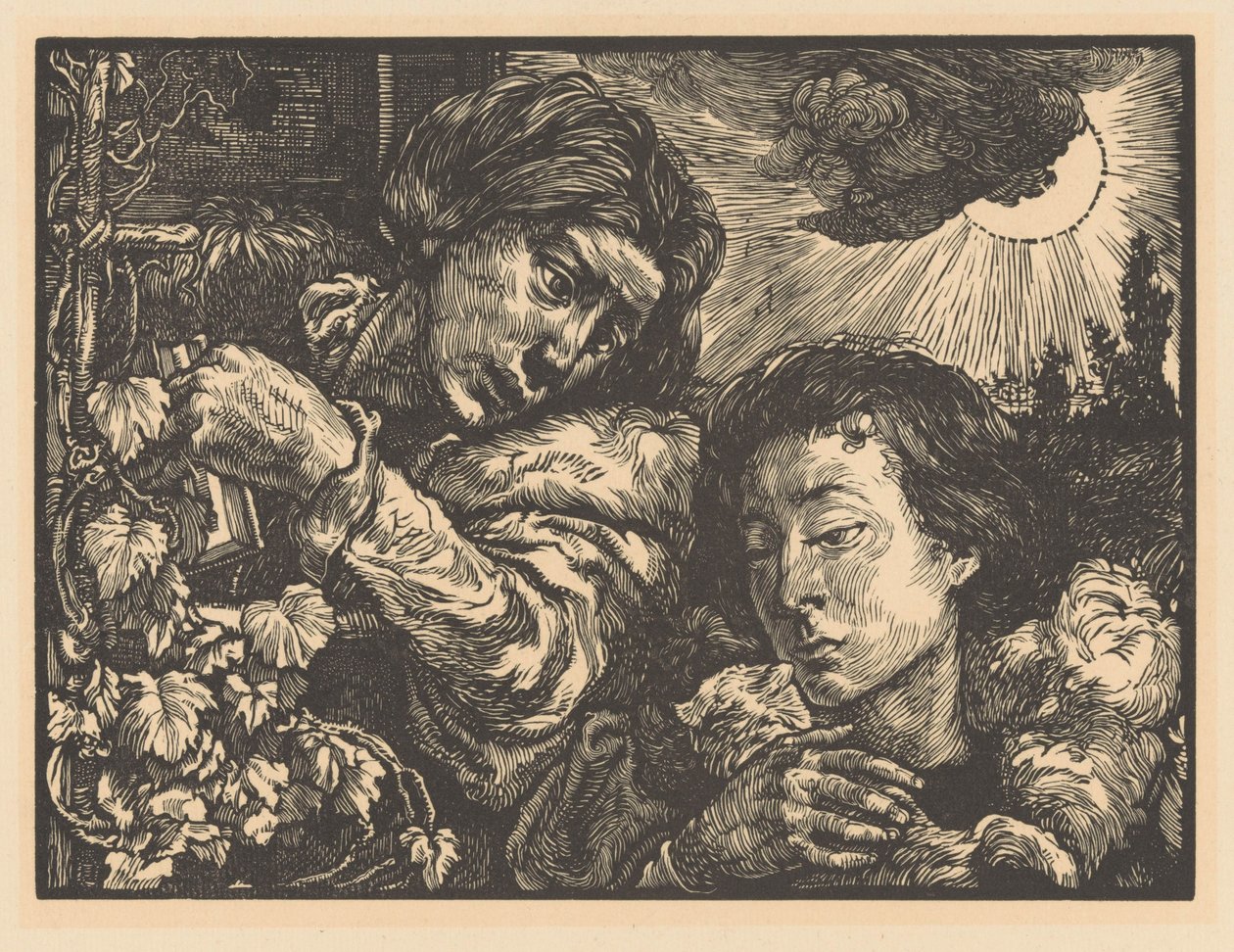 Bir asma iki kadın by Johannes Josephus Aarts