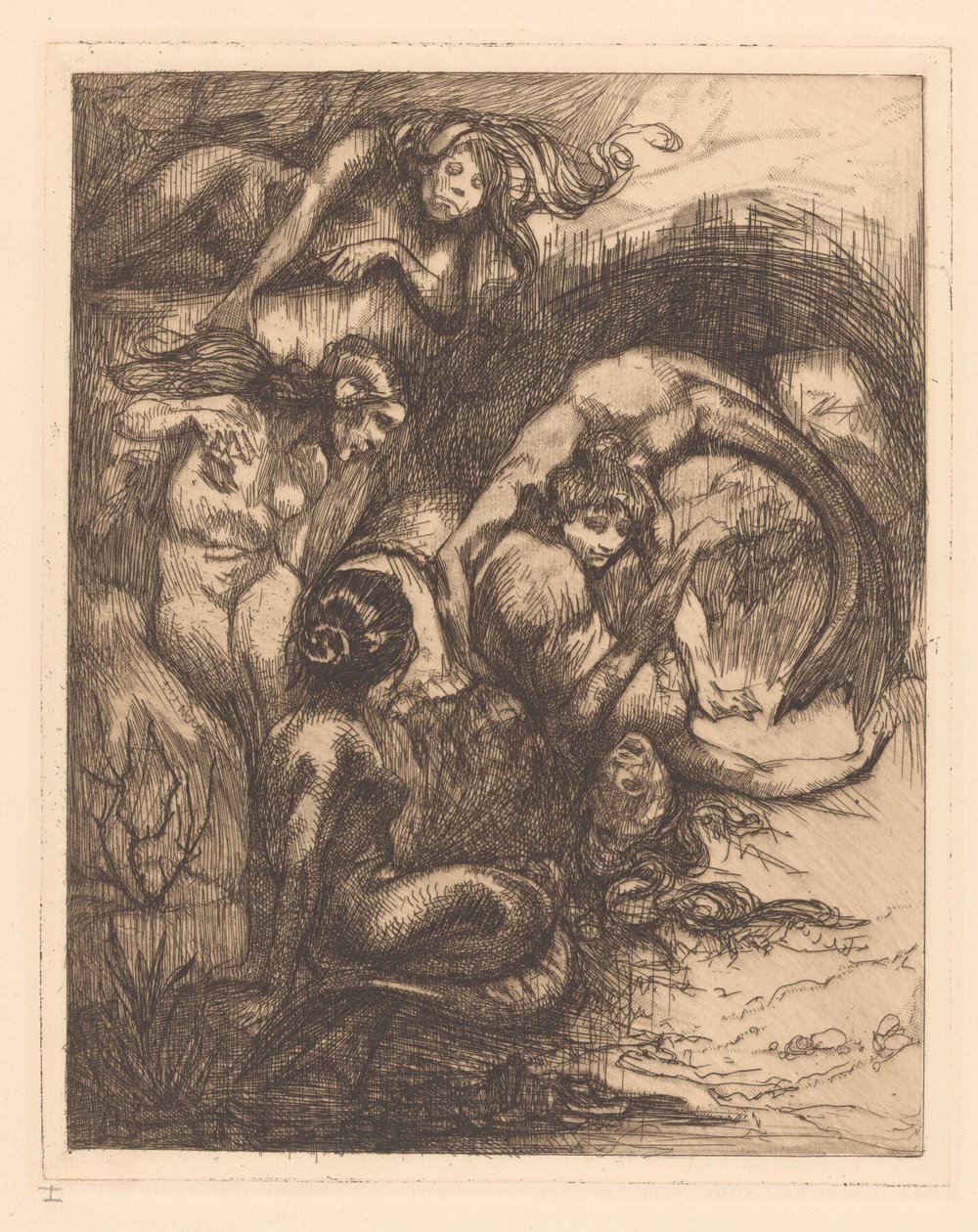 Beş deniz kızı by Johannes Josephus Aarts