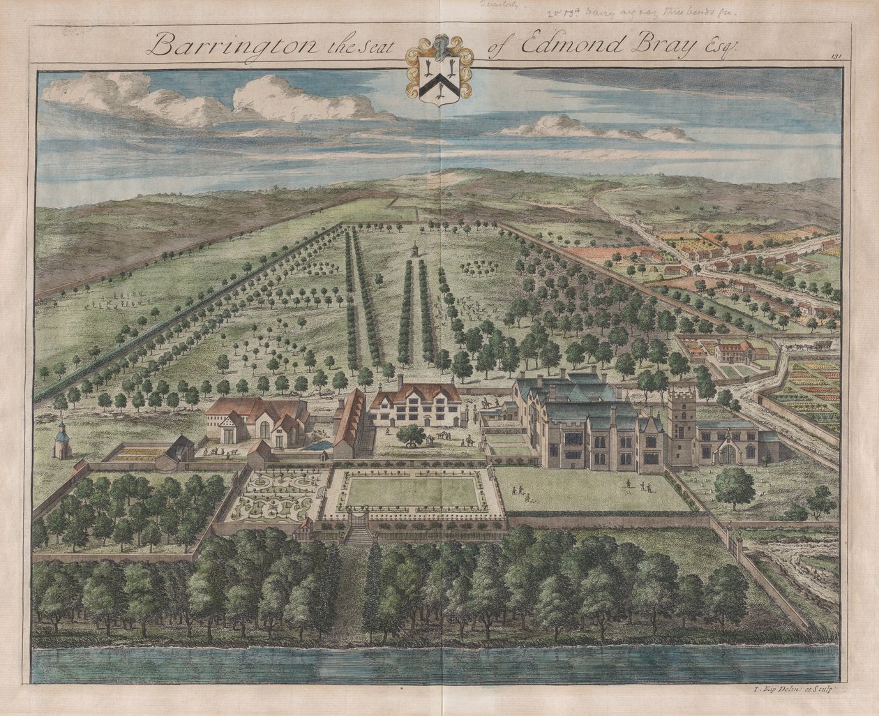 Barrington, The Seat of Edmond Bray, Av., [1712] 1768