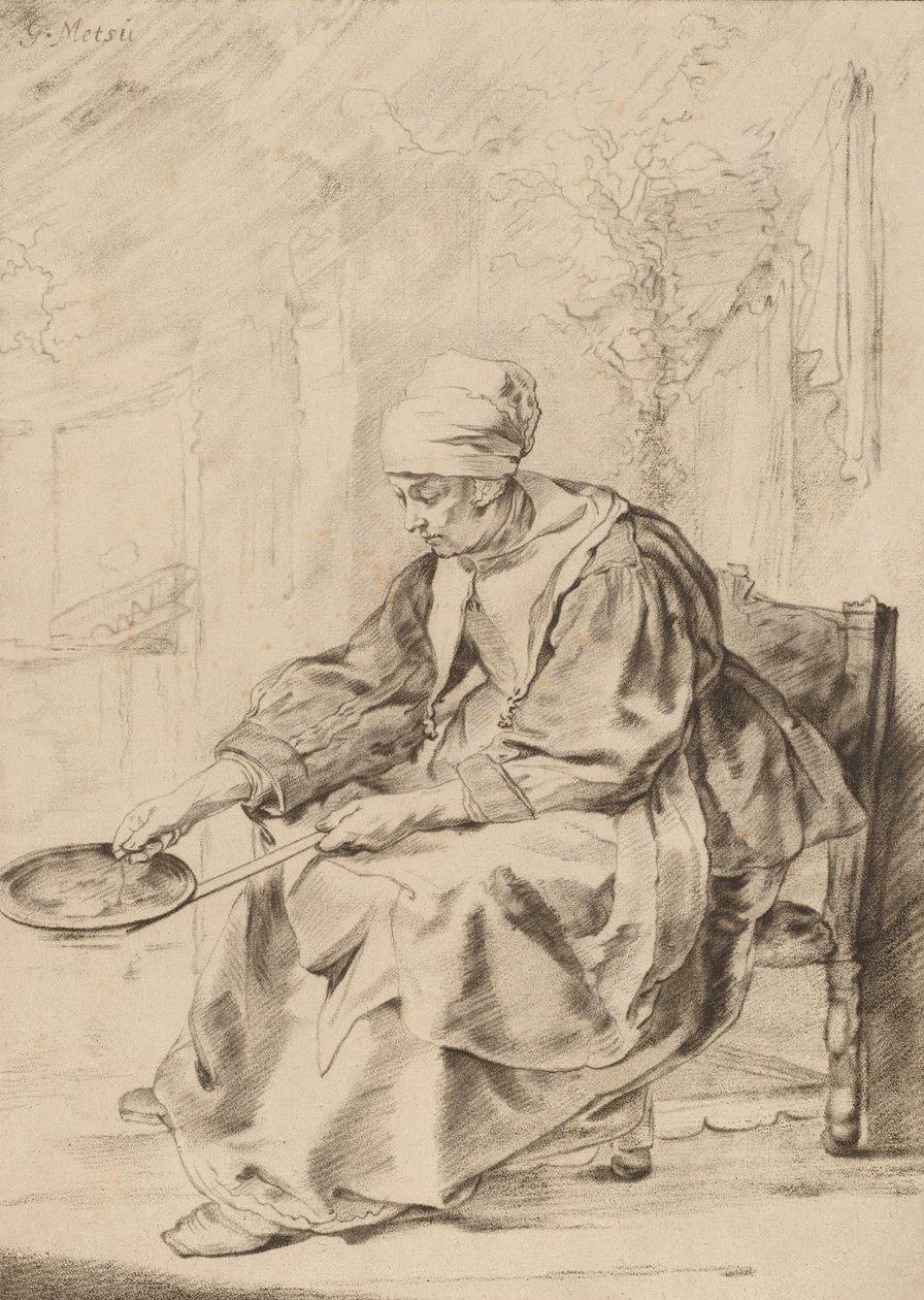 Gözleme Kadın, 1768. by Johannes Kornlein