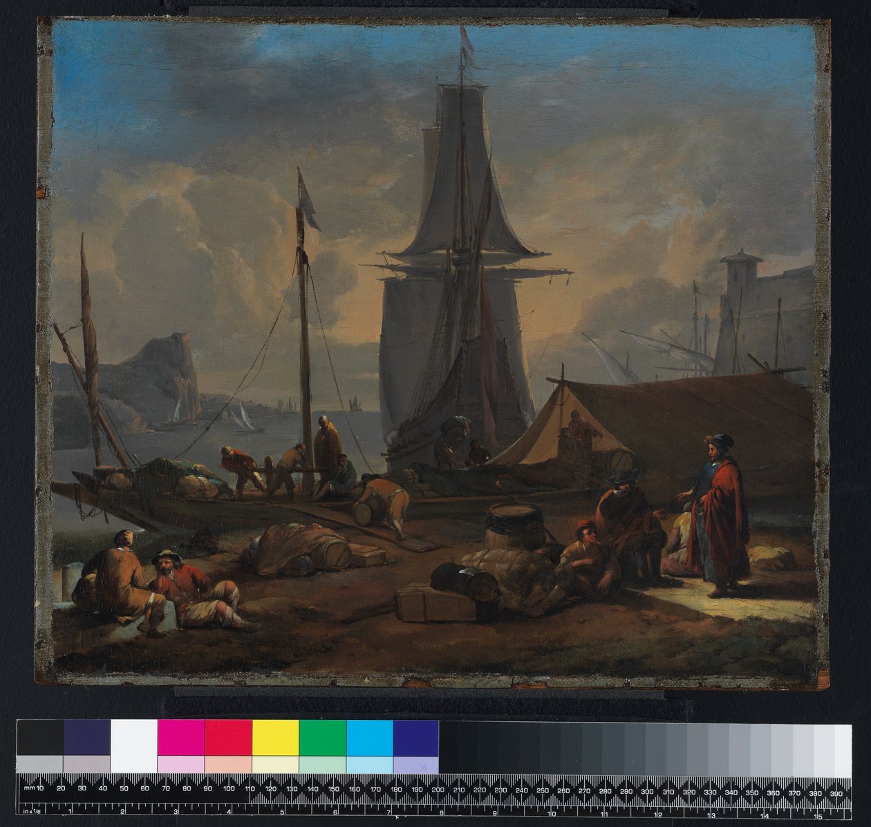 Bir Liman Sahnesi, 1674