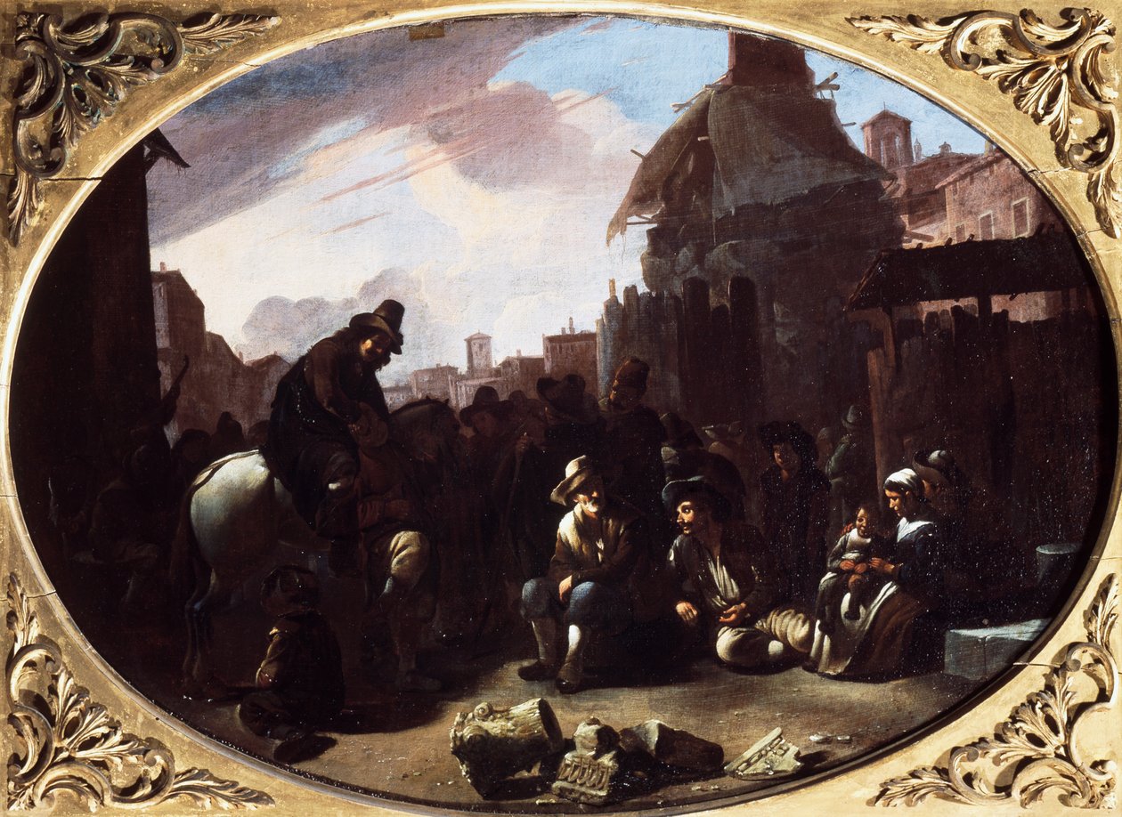 Bambocciata, Piazza Navona