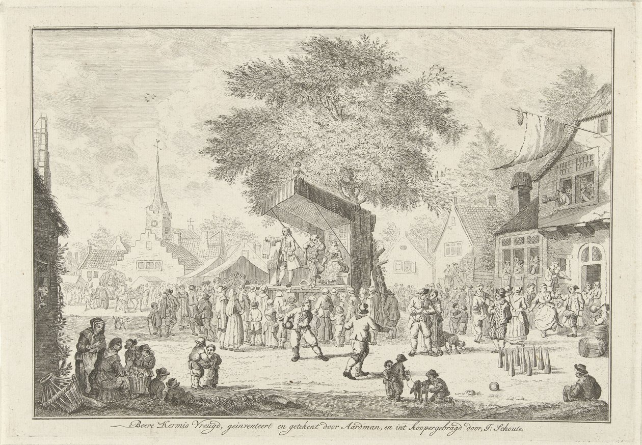 Köydeki Çiftçi Fuarı, yaklaşık 1750 Farmer
