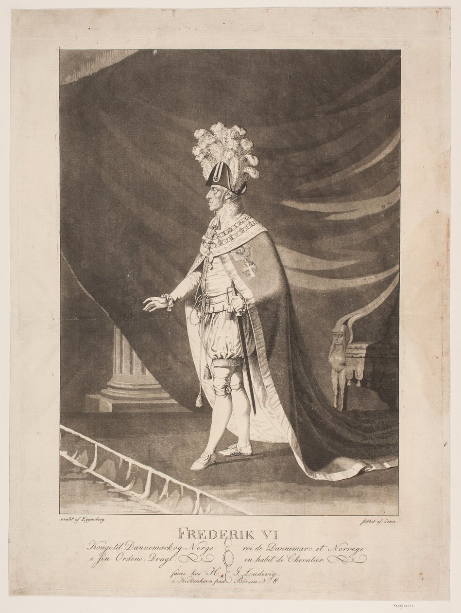 üniformalı Frederik VI by Johannes Senn