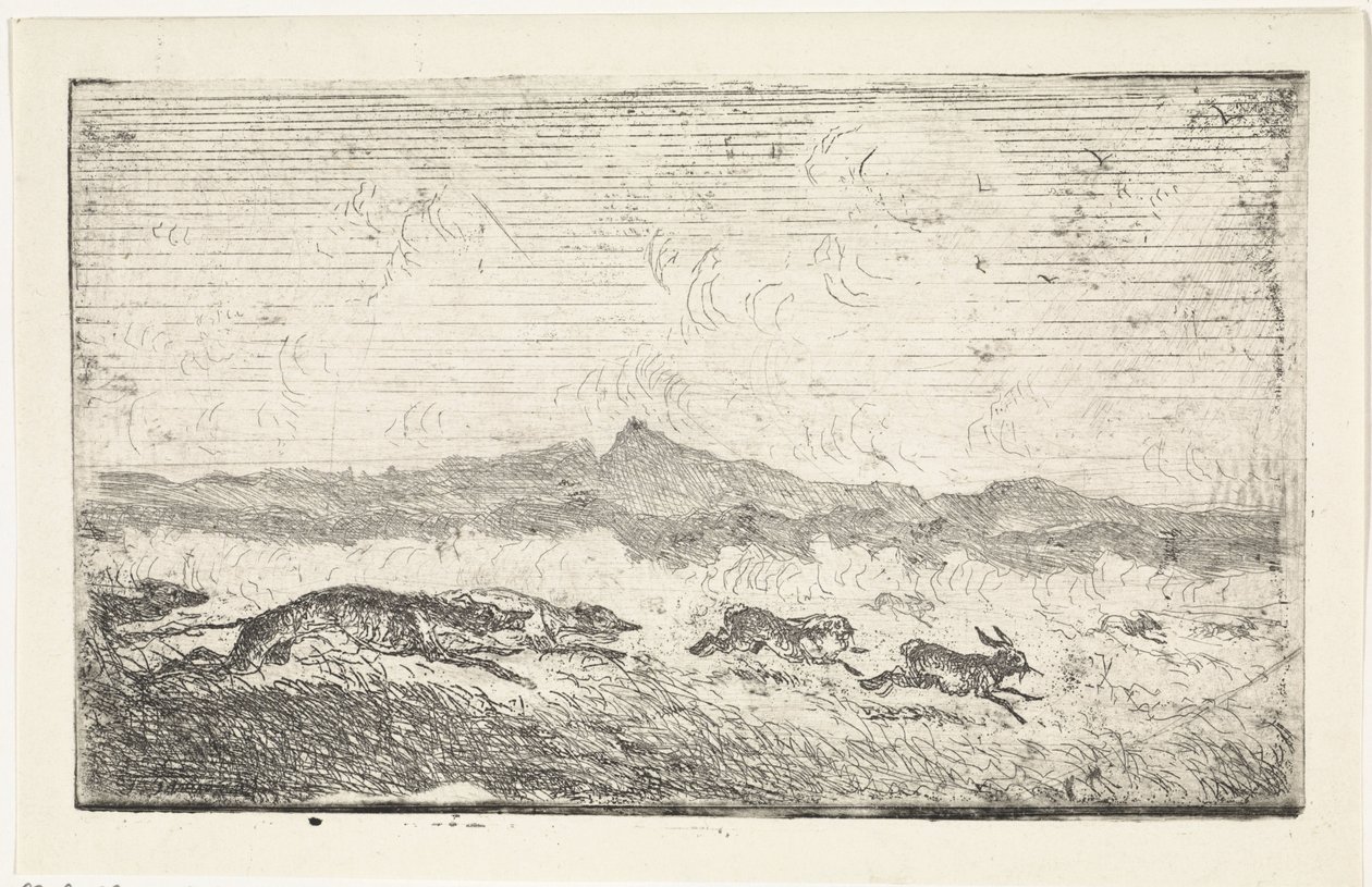 Hazenjacht by Johannes Tavenraat