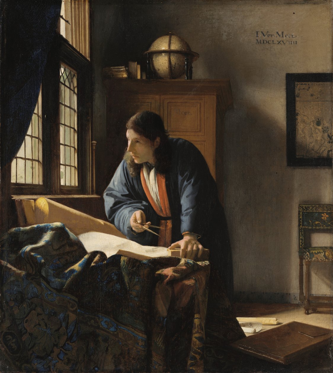 Coğrafyacı by Johannes Vermeer