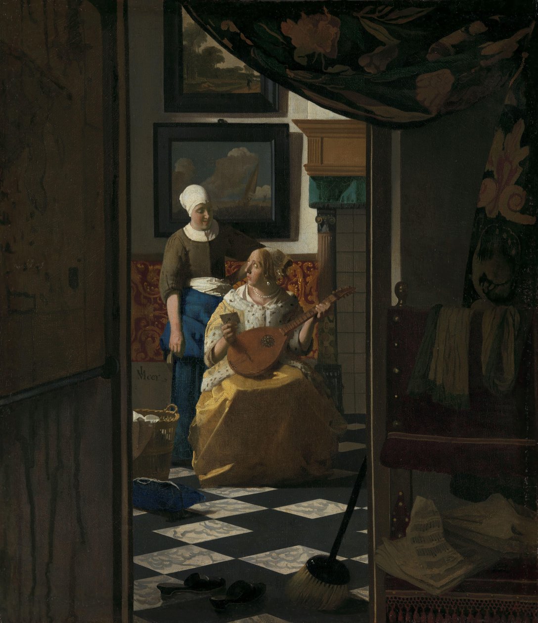 Aşk mektubu by Johannes Vermeer