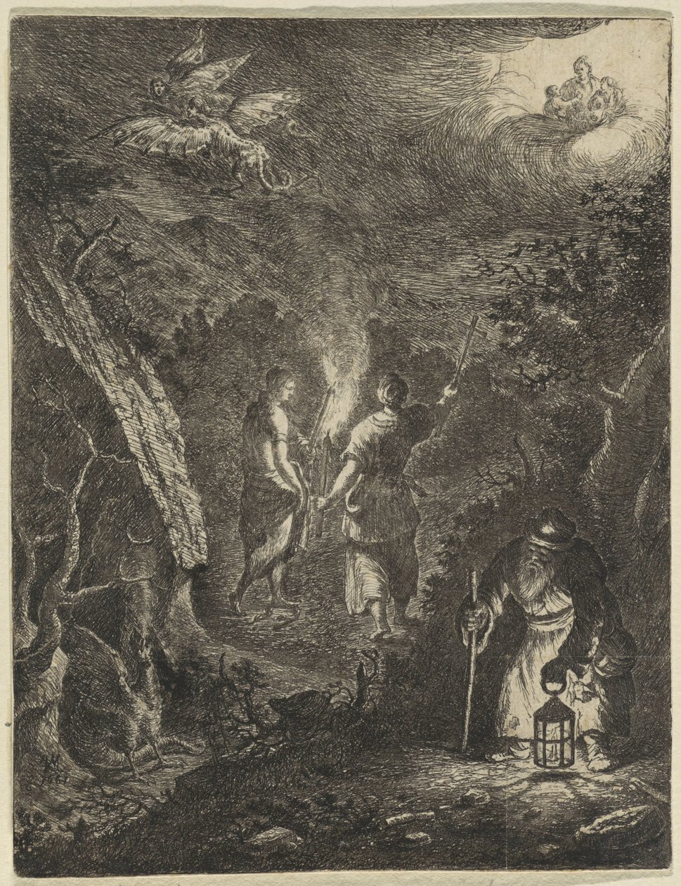 Gerçek aşkın yolunun alegorisi by Johannes Vorsterman