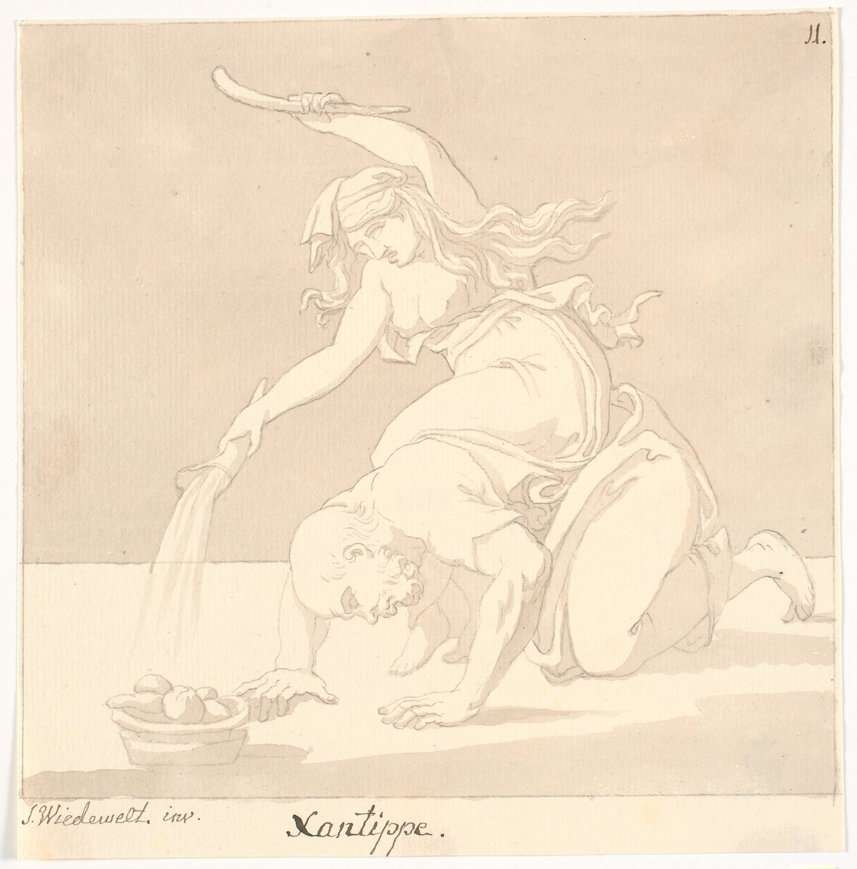 "Ksantippe" by Johannes Wiedewelt
