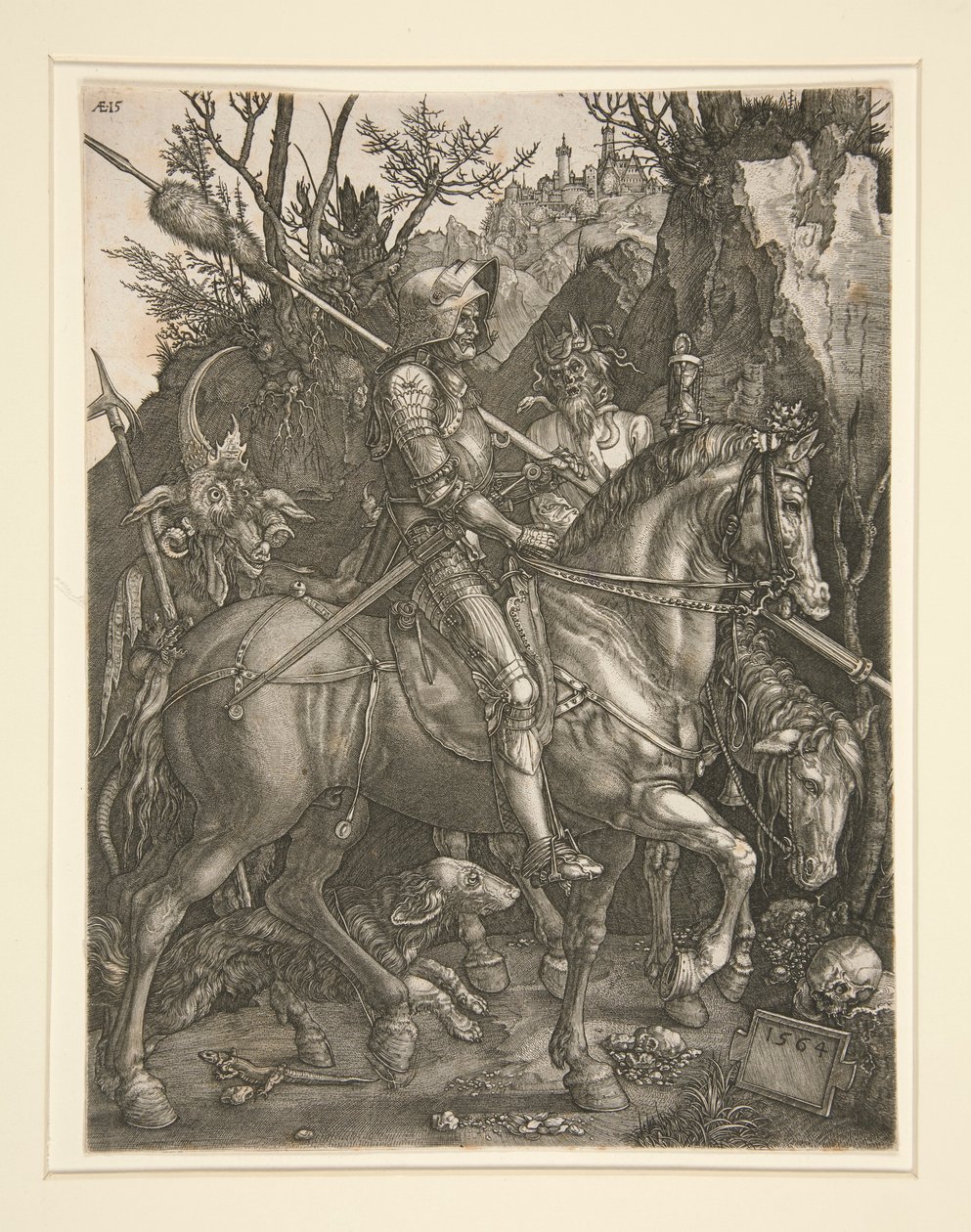 Şövalye, Ölüm ve Şeytan by Johannes Wierix