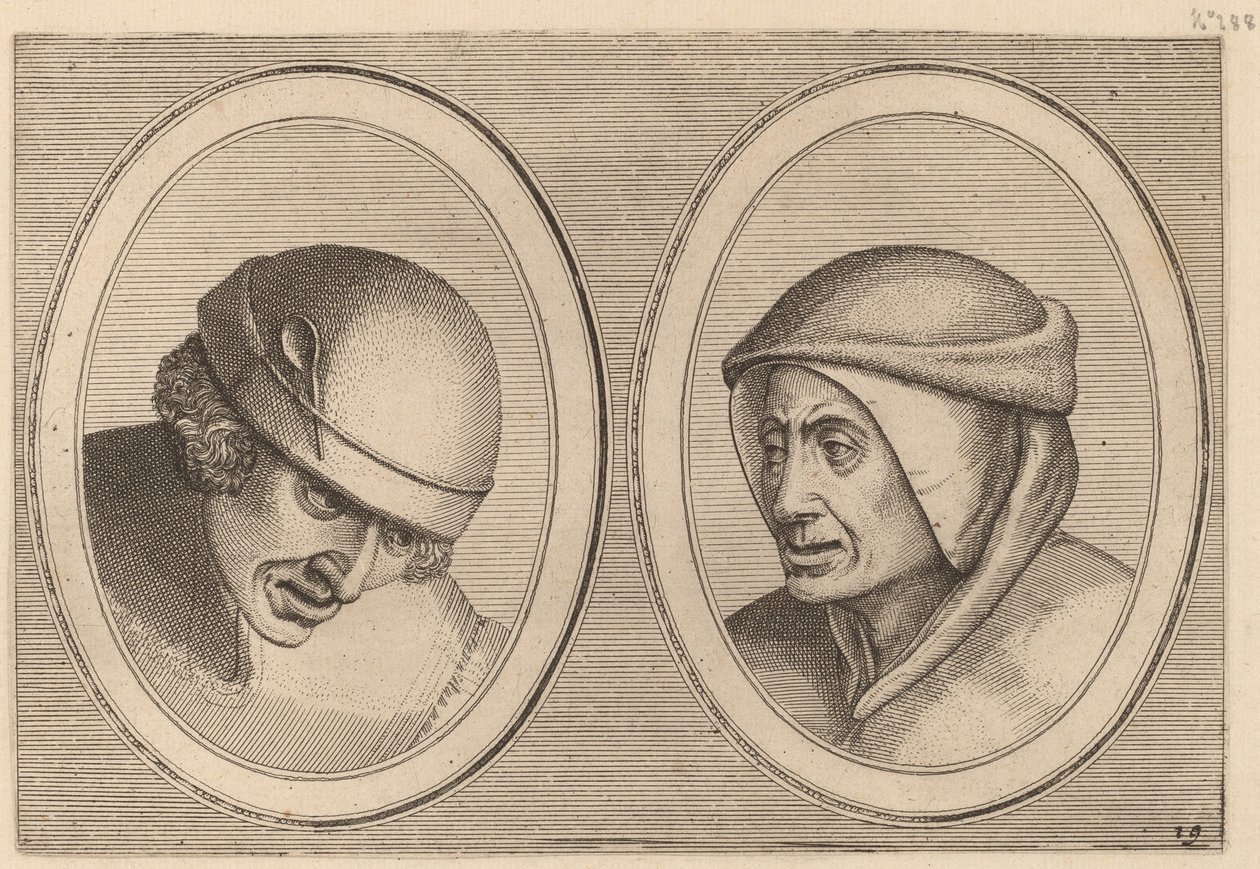 "Houte Klaes" ve "Kommer-stoofs" by Johannes and Lucas van Doetechum after Pieter Bruegel the Elder