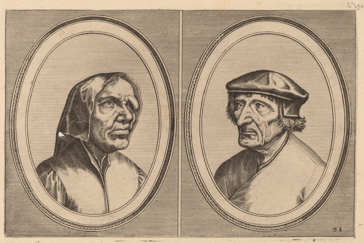 "Trijn Bulle-back" ve "Voorsichtighe Penne" by Johannes and Lucas van Doetechum after Pieter Bruegel the Elder