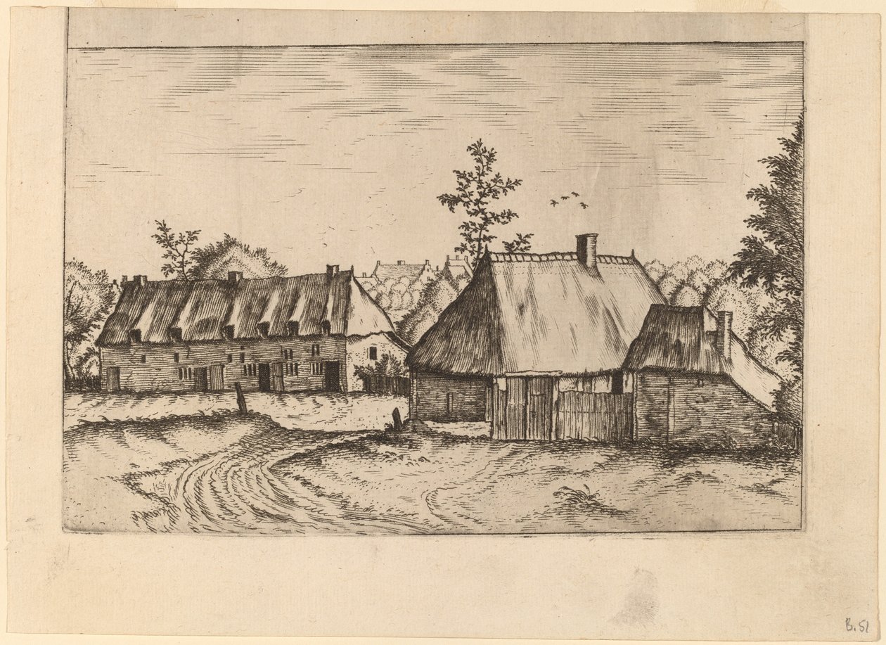 Çiftlik ve Sıra Evler by Johannes van Doetechum, the Elder and Lucas