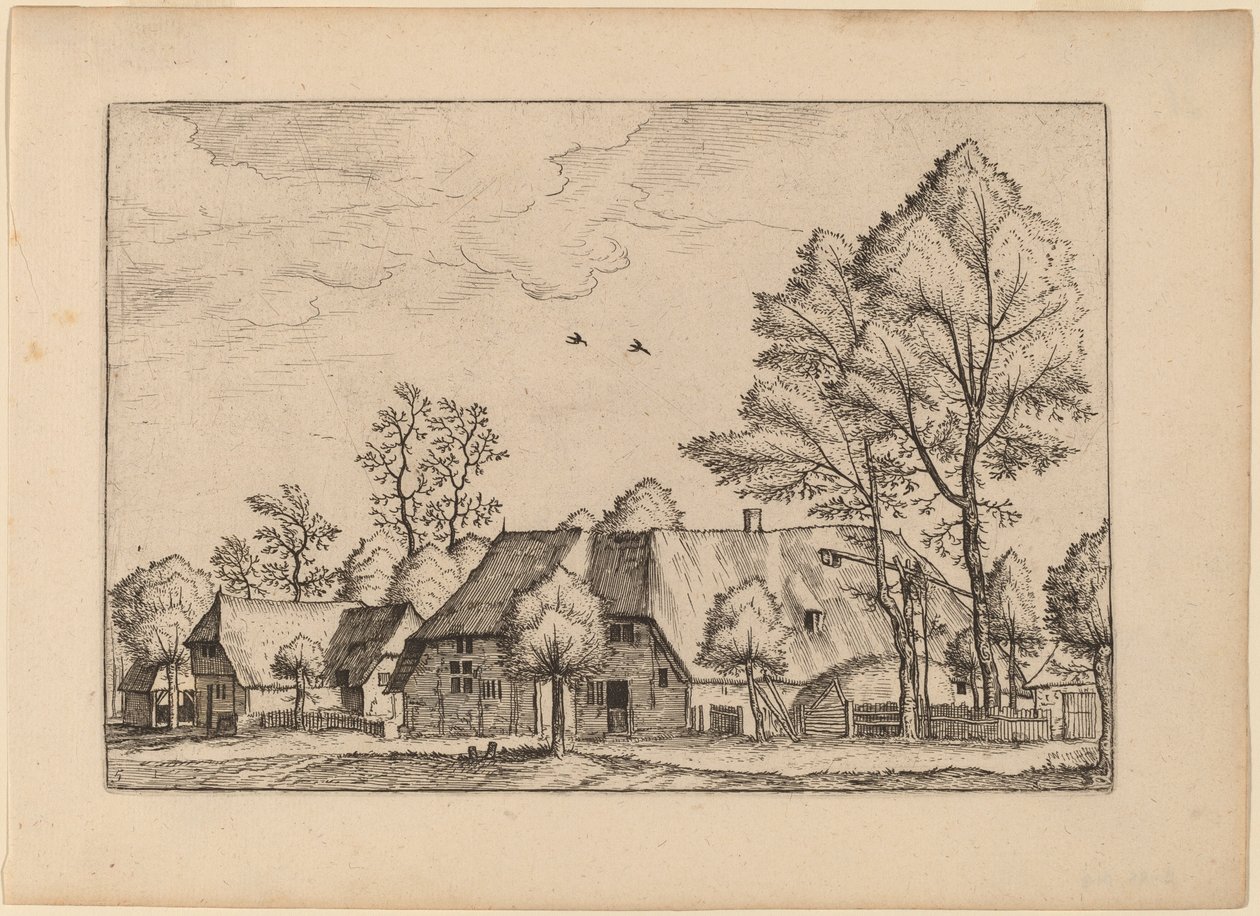 Çekme Kuyusu Olan Büyük Çiftlik by Johannes van Doetechum, the Elder and Lucas