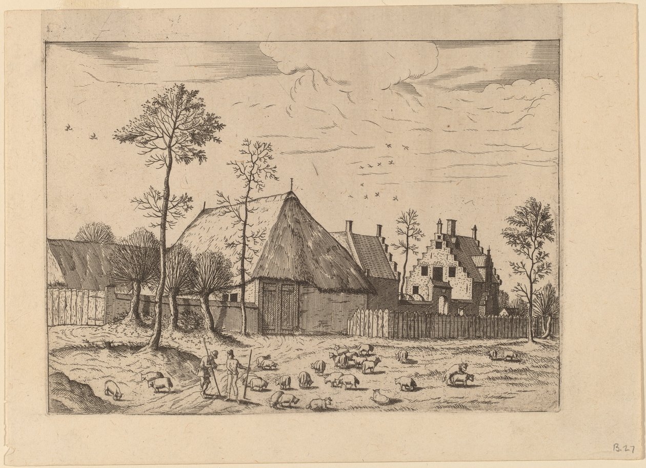 Kulübe ile Kulübe by Johannes van Doetechum, the Elder and Lucas