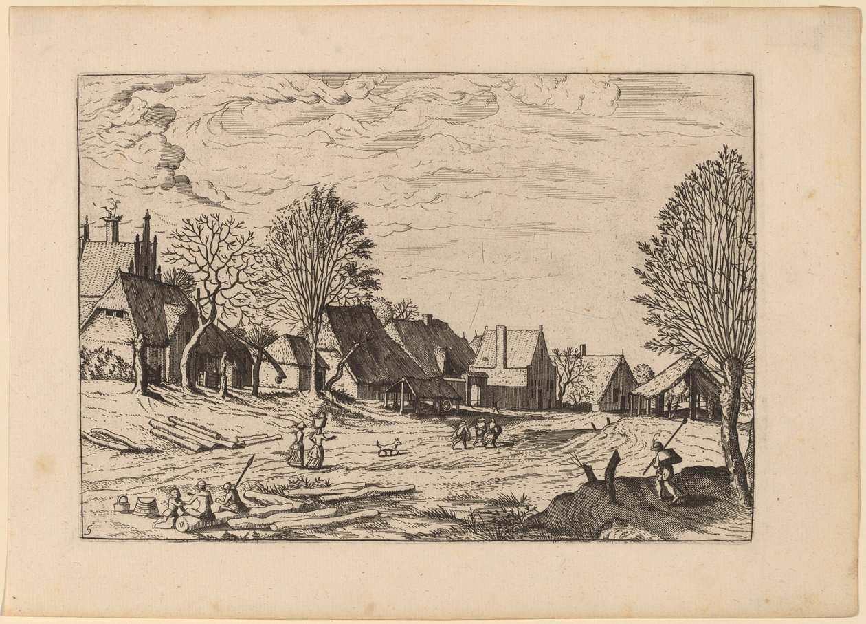 Köy Sokağı by Johannes van Doetechum, the Elder and Lucas