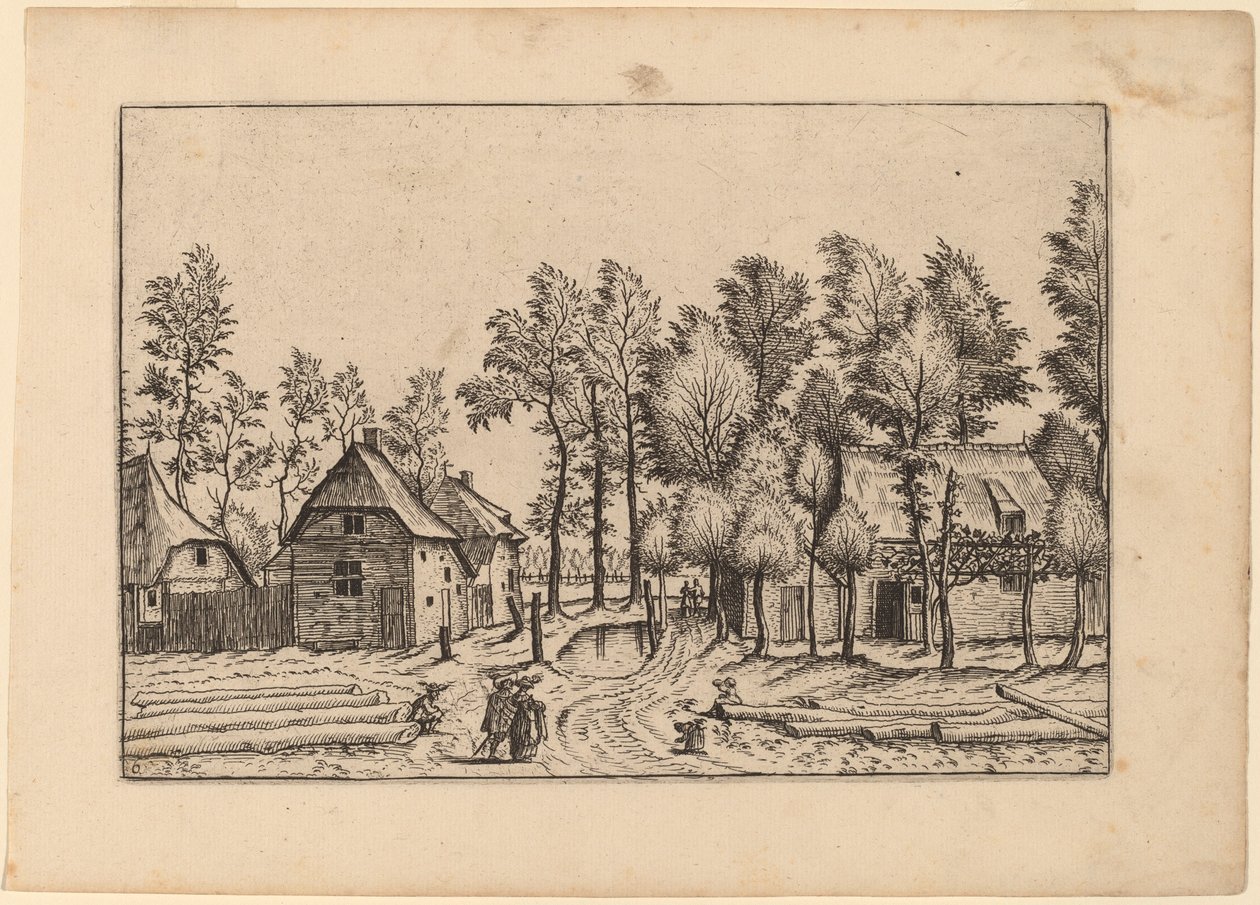 Köy Sokağı by Johannes van Doetechum, the Elder and Lucas