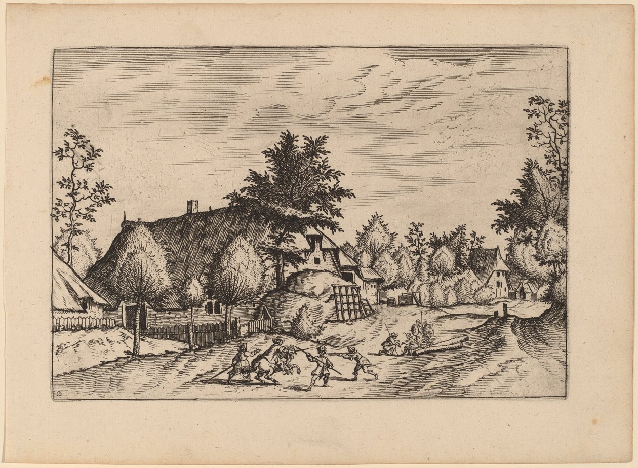 Köy Sokağı by Johannes van Doetechum, the Elder and Lucas
