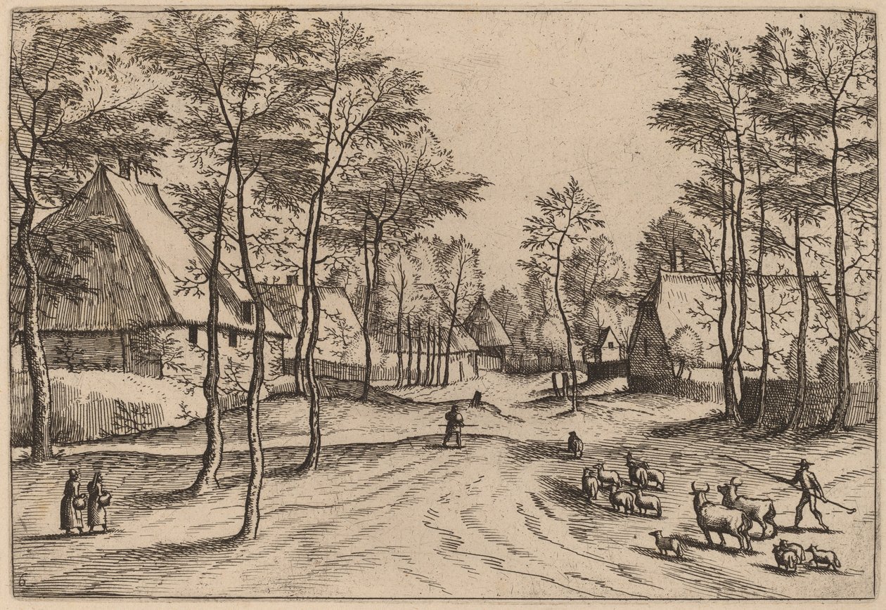 Köy Sokağı by Johannes van Doetechum, the Elder and Lucas