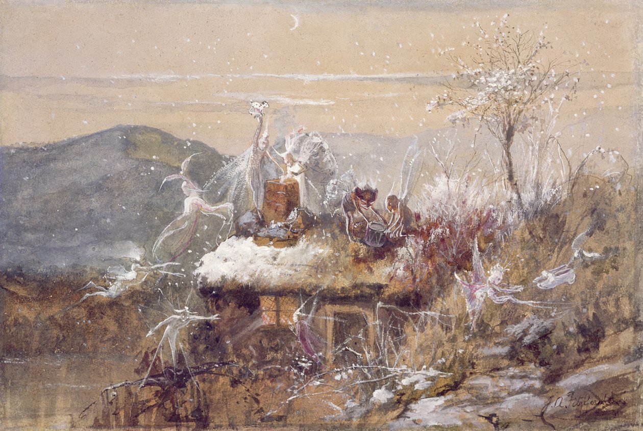 Noel arifesi by John Anster Fitzgerald