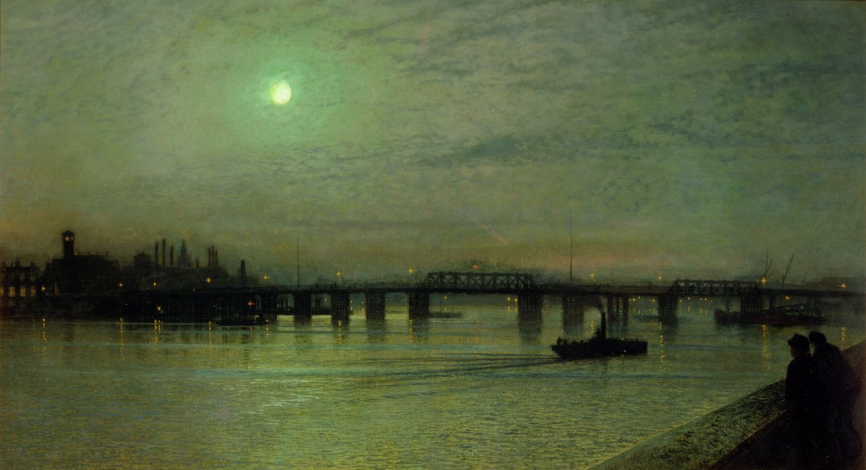 Battersea Köprüsü, 1885 by John Atkinson Grimshaw