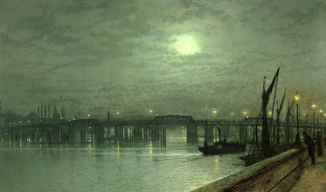 Mehtap tarafından Battersea Köprüsü by John Atkinson Grimshaw