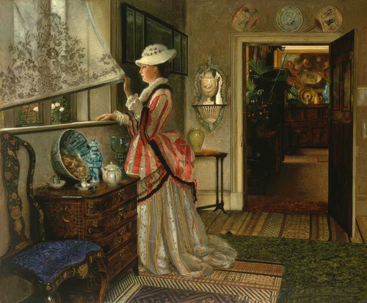 J.A.Grimshaw, Yaz / Gemälde, 1875 by John Atkinson Grimshaw