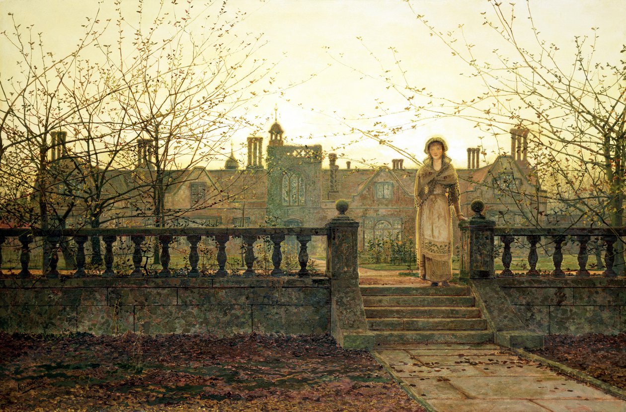 Hayırsever kadın by John Atkinson Grimshaw