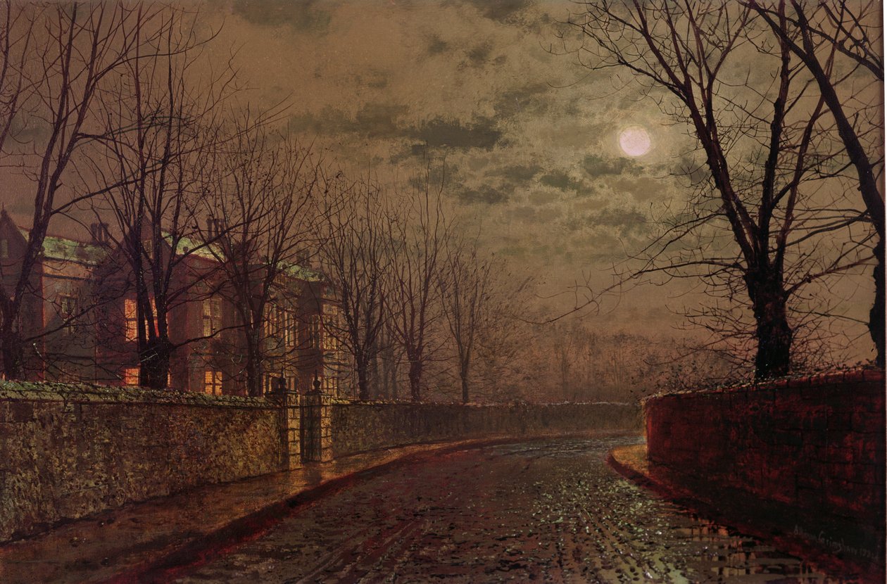 Mehtaplı Sokak Manzarası, 1882 by John Atkinson Grimshaw