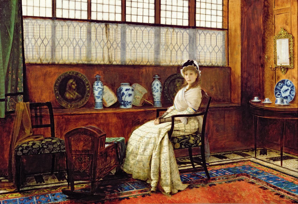 ದಿ ಕ್ರೇಡಲ್ ಸಾಂಗ್‌ಟರ್ಕ್ by John Atkinson Grimshaw