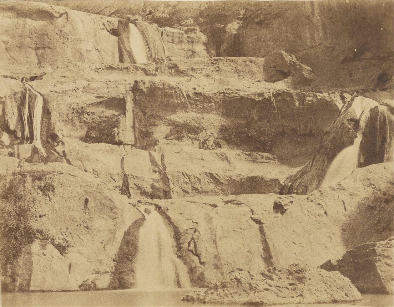 (El-Ourit Şelalesi, Tlemcen, Cezayir) by John Beasly Greene