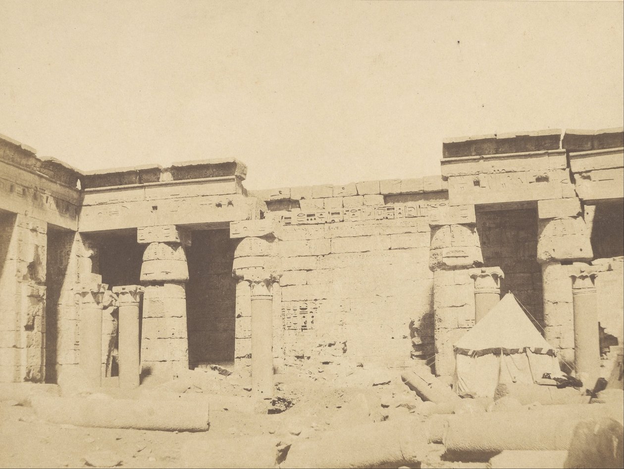 (Medinet Habu, İkinci Mahkeme) by John Beasly Greene