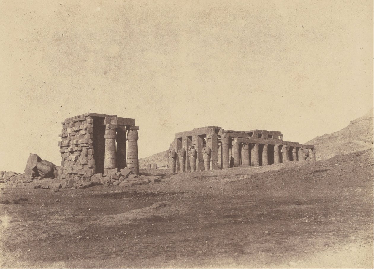 (Ramesseum, Teb) by John Beasly Greene