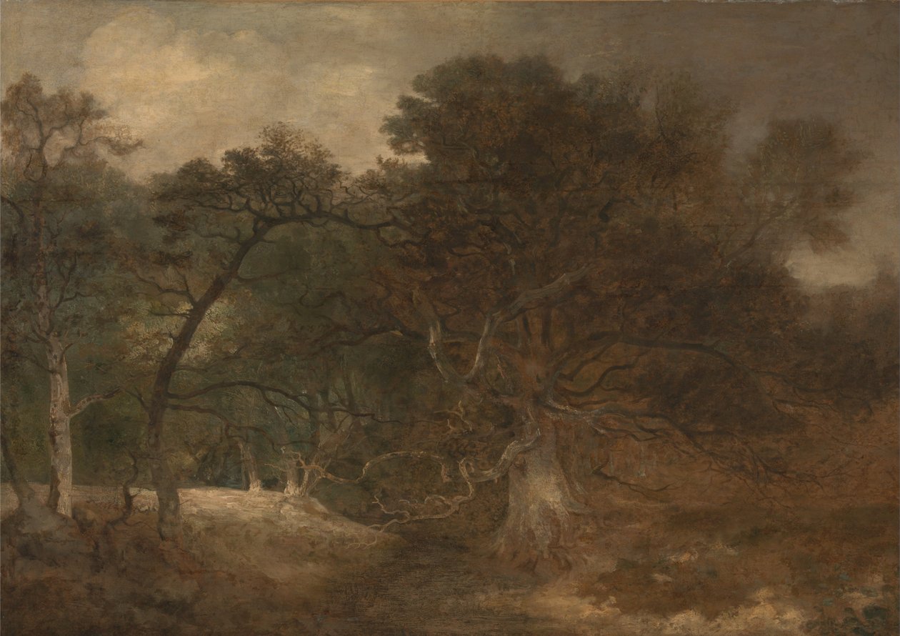 Norwich yakınlarındaki ormanlık manzara by John Crome