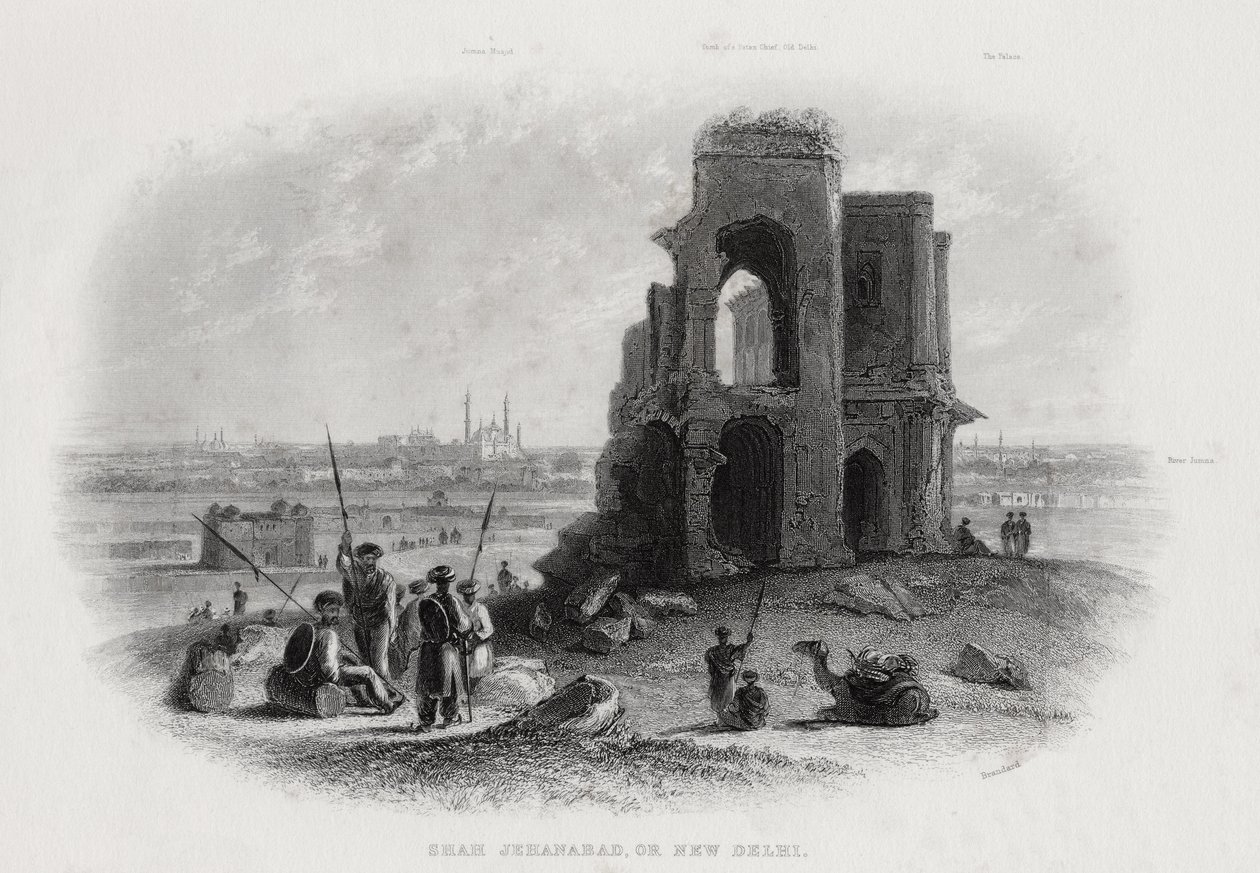 Shah Jehanabad or New Delhi, India  by John Brandard