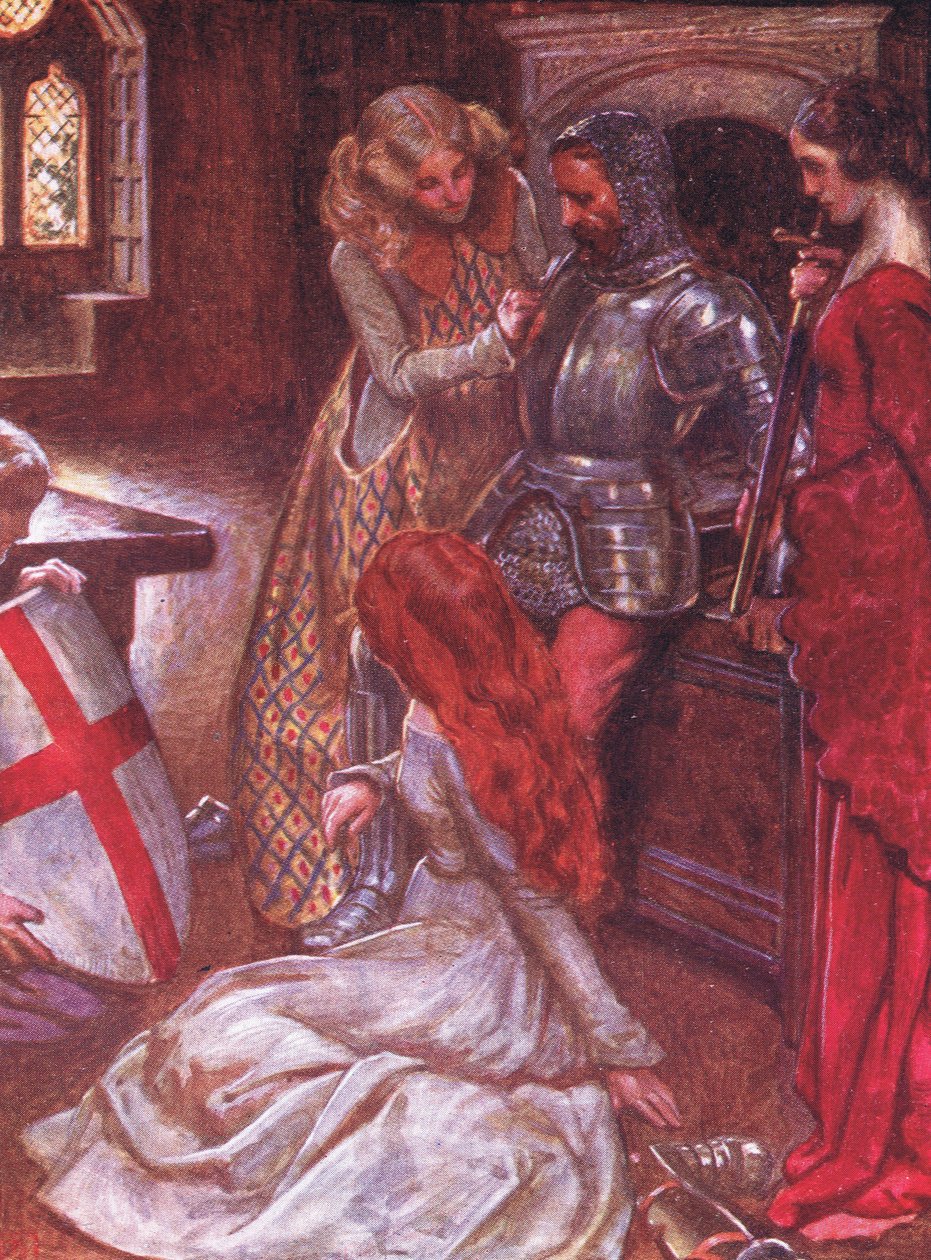 Hıristiyan silahlı by John Byam Liston Shaw